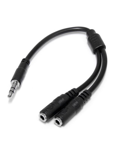 Адаптер Аудио Жак Startech MUY1MFFS             Черен 0,2 m