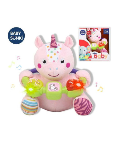 Музикална Плюшена Играчка Reig Слон Еднорог (20 cm)