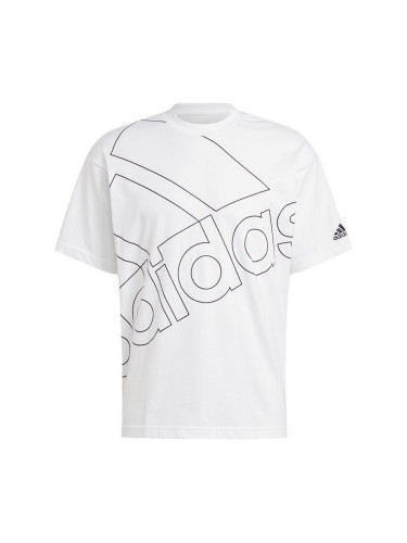 Мъжка тениска с къс ръкав Adidas Giant Logo Бял - M