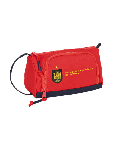 Ученически Несесер RFEF, Червен, Полиестер 