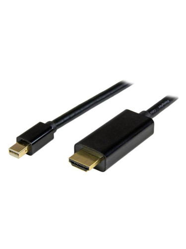 Адаптер за мини DisplayPort към HDMI Startech MDP2HDMM2MB 4K Ultra HD (2 m)