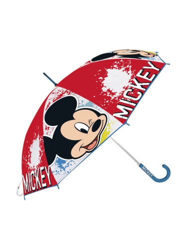 Чадър Mickey Mouse Happy smiles Червен Син (Ø 80 cm)
