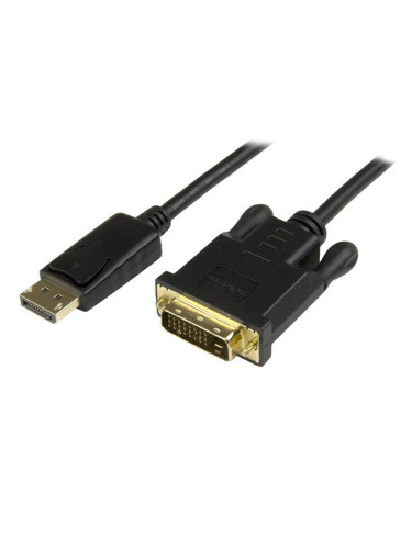 Кабел DisplayPort към DVI Startech DP2DVI2MM3           95 cm Черен