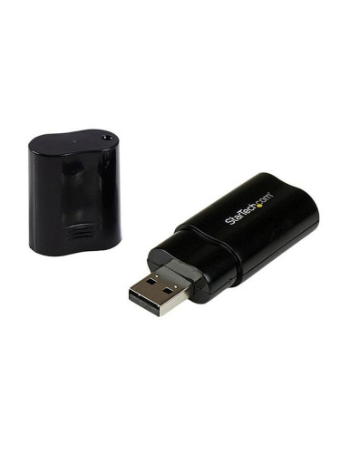 Външна звукова карта USB Startech ICUSBAUDIOB Черен