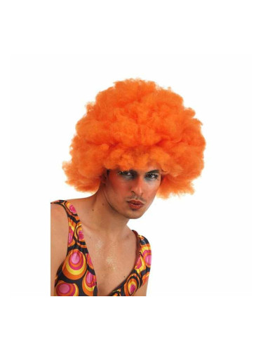 Перука от Къдрава Коса Оранжев