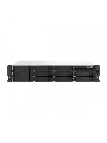 SATA 5.25" калъф за SATA 2.5" Qnap TS-873AEU-RP-4G Черен Сив