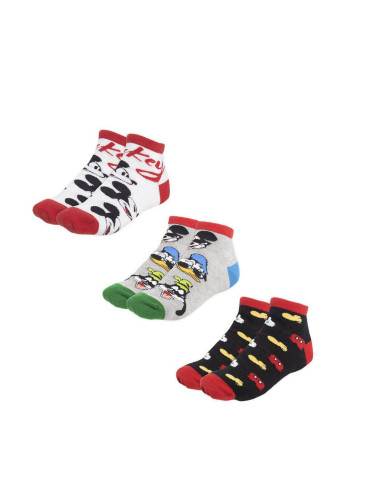 Чорапи Mickey Mouse Унисекс 3 чифта Многоцветен - 36-40