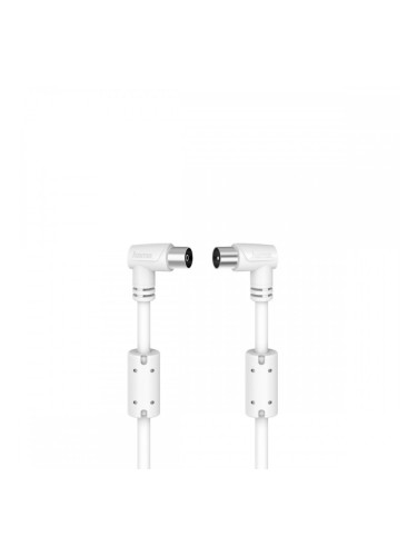 Кабел за антена Hama 00205058 Бял 5 m