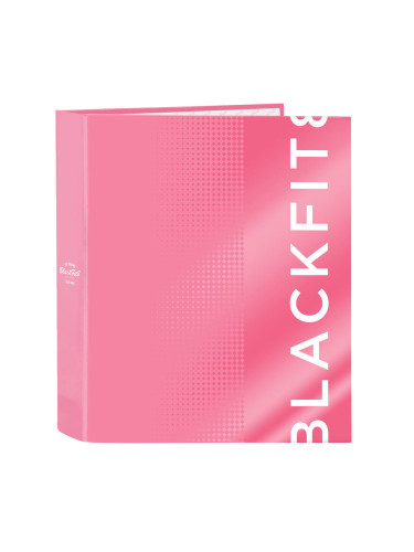 Папка с пръстени BlackFit8 Glow up Розов A4 (27 x 33 x 6 cm)
