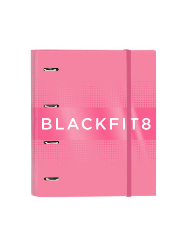 Папка с пръстени BlackFit8 Glow up A4 Розов (27 x 32 x 3.5 cm)