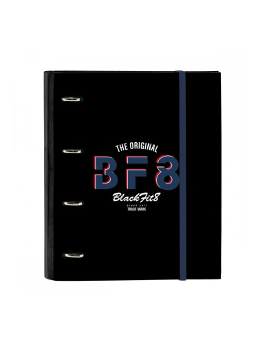 Папка с пръстени BlackFit8 Urban A4 Черен Морско син (27 x 32 x 3.5 cm)