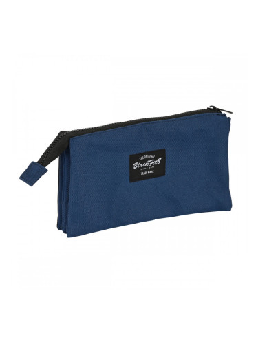 Ученически Несесер BlackFit8 Urban, Черен, Троен