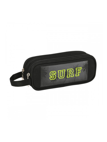 Ученически Несесер Safta Surf, Черен, Цип 