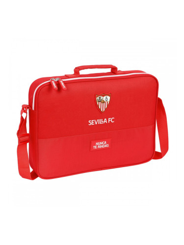 Ученическа Чанта Sevilla Fútbol Club, Червен, 38 x 28 x 6 cm