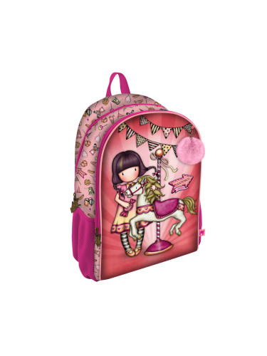 Училищна чанта Gorjuss Carousel, Преден джоб