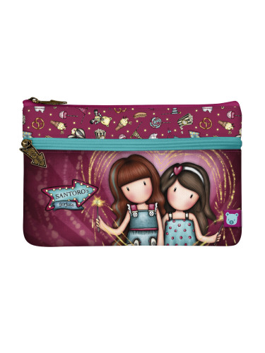 Ученически Несесер Gorjuss Fireworks, Закопчаване, Цип 