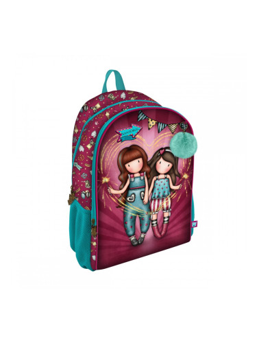 Училищна чанта Gorjuss Fireworks, Кестен 