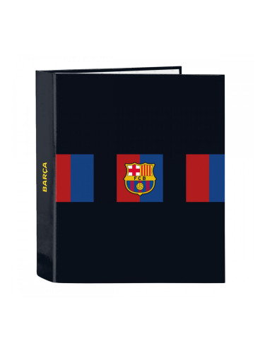 Папка с пръстени F.C. Barcelona Кестен Морско син A4 (27 x 33 x 6 cm)