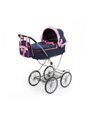 Количка за Кукли Reig Dolls Pram Морско син 64 cm