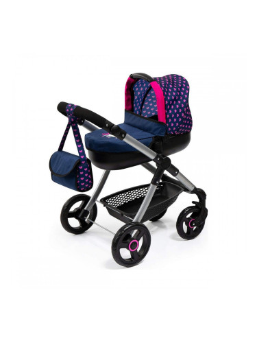Количка за Кукли Reig Stule Pram Морско син 63 cm