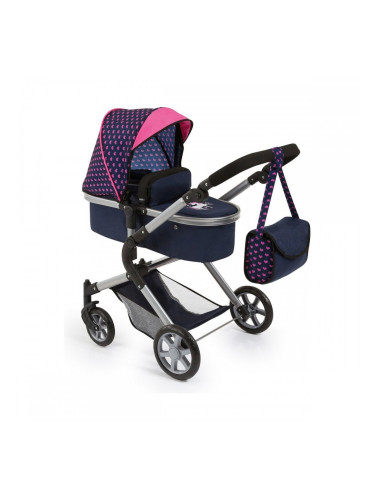 Количка за Кукли Reig Combi Neo Pro Морско син 63 cm