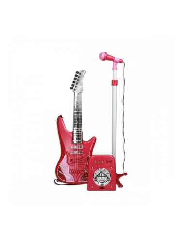 Детска Китара Reig Микрофон Червен