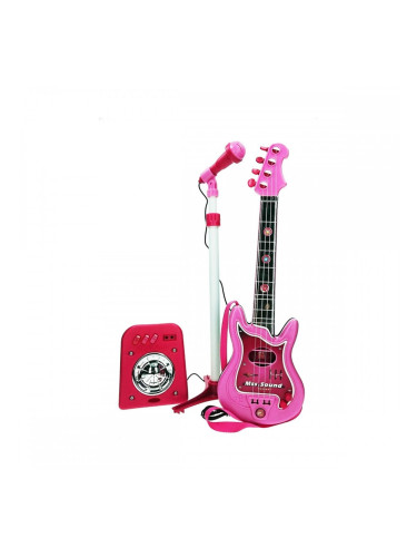 Детска Китара Reig Микрофон Розов