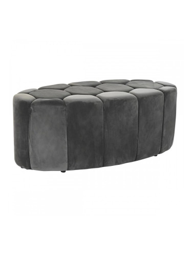 Табуретка DKD Home Decor Сив полиестер (125 x 53 x 46,5 cm)