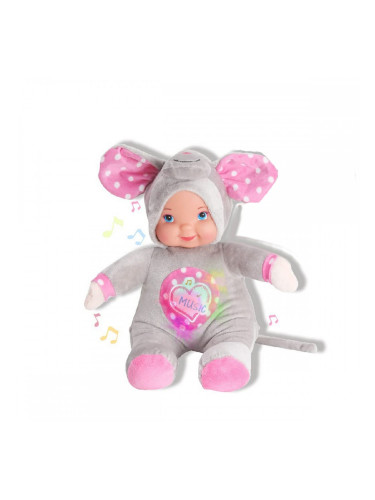 Бебешка кукла Reig Слон 35 cm Музикална Плюшена Играчка