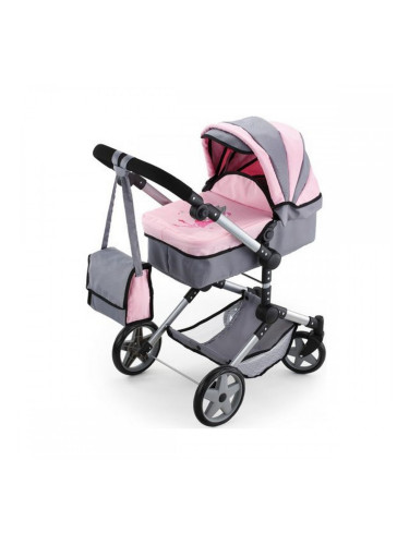 Количка за Кукли Reig Pram Neo Pro Сив 57 cm