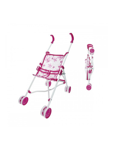 Количка за Кукли Reig 25,5 x 41,5 x 55,5 cm Розов Сгъваем