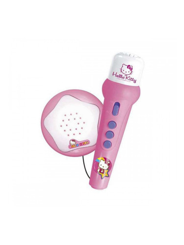 Mикрофон Караоке Hello Kitty Фуксия розов