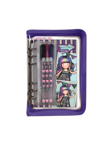 Канцеларски сет Gorjuss Up and away 5 Части Лилав