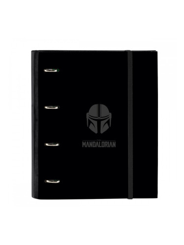 Папка с пръстени The Mandalorian Черен (27 x 32 x 3.5 cm)
