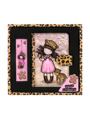 Канцеларски сет Gorjuss Purrrrrfect love Леопард