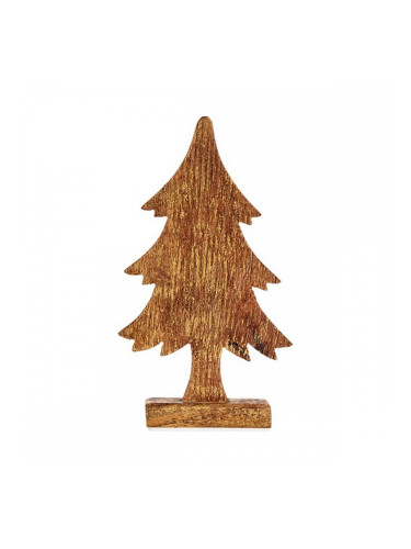 Коледно дърво Златен Дървен (5 x 31 x 15,5 cm)
