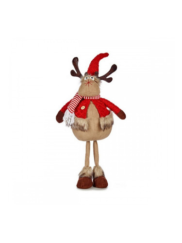 Christmas reindeer Червен Кафяв полиестер (24 x 63 x 27 cm)