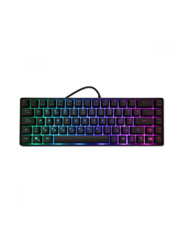 Клавиатура CoolBox DG-TEC65-RGB Испанска Qwerty