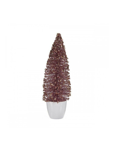 Коледно дърво Среда Розов Златен (10 x 33 x 10 cm)