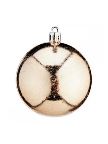 Коледни топки Ø 7 cm 12 броя Пластмаса champagne