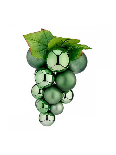 Коледни топки Малът Грозде Зелен Пластмаса