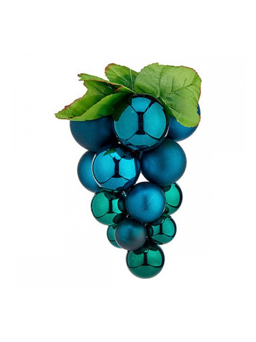 Коледни топки Малът Грозде Син Пластмаса