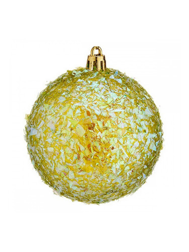 Коледни топки Ø 8 cm 6 броя Зелен Пластмаса