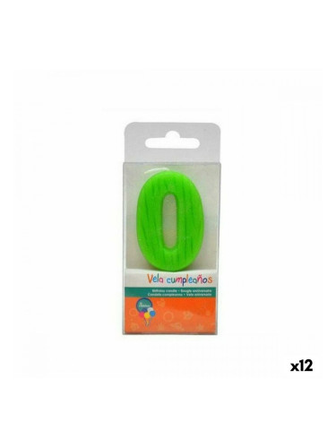 Свещ Рожден Ден Номера 0 (12 броя)