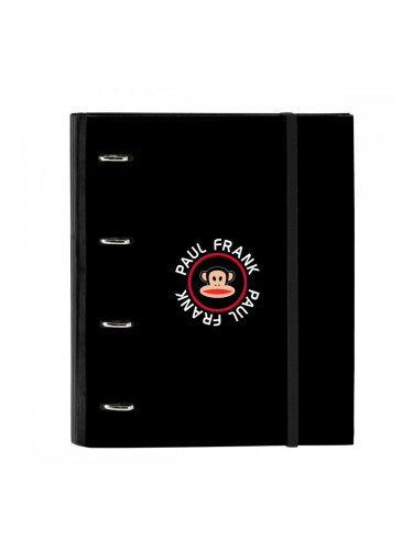 Папка с пръстени Paul Frank Campers Черен (27 x 32 x 3.5 cm)
