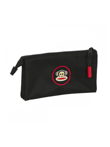 Троен Моливник Paul Frank Campers Черен (22 x 12 x 3 cm)