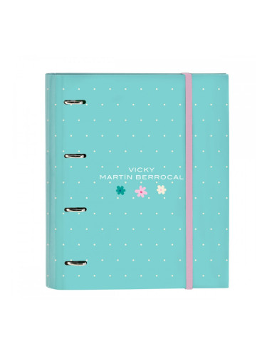 Папка с пръстени Vicky Martín Berrocal Mint paradise Мента (27 x 32 x 3.5 cm)