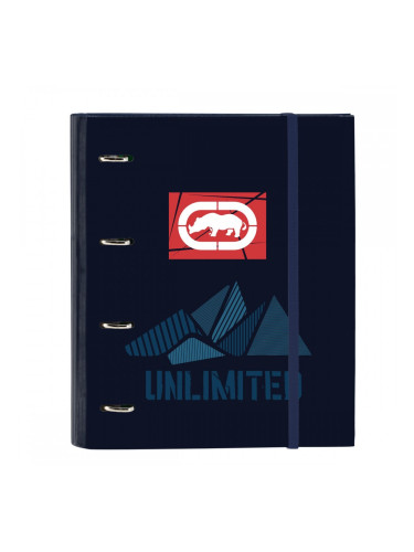 Папка с пръстени Eckō Unltd. Peaks Морско син (27 x 32 x 3.5 cm)