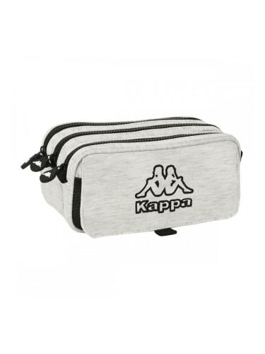Троен Моливник Kappa Grey knit Сив (21,5 x 10 x 8 cm)