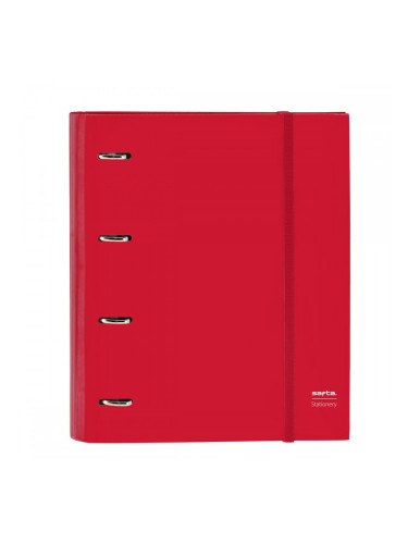 Папка с пръстени Safta Rojo Червен (27 x 32 x 3.5 cm)